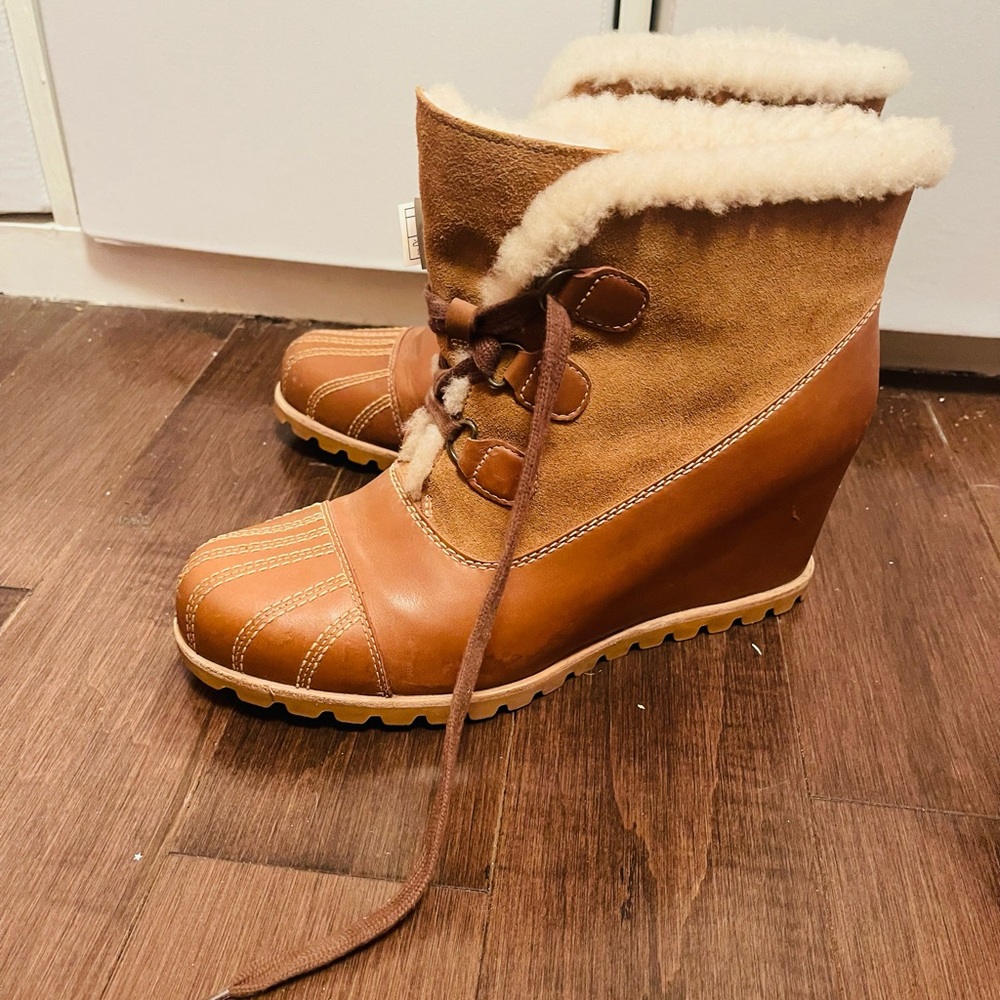 Ugg Sherpa Wedge Boots